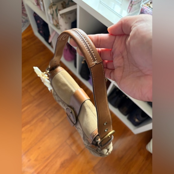 🤎 Coach Soho Signature C canvas and suede shoulder bag 🤎 - Picture 3 of 8